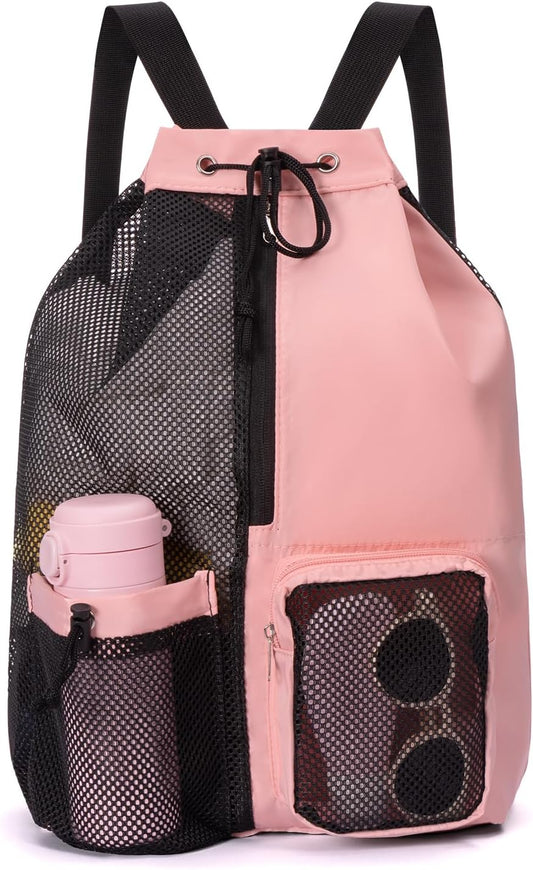 Sac de sport à cordon — pour enfant, aération en maille